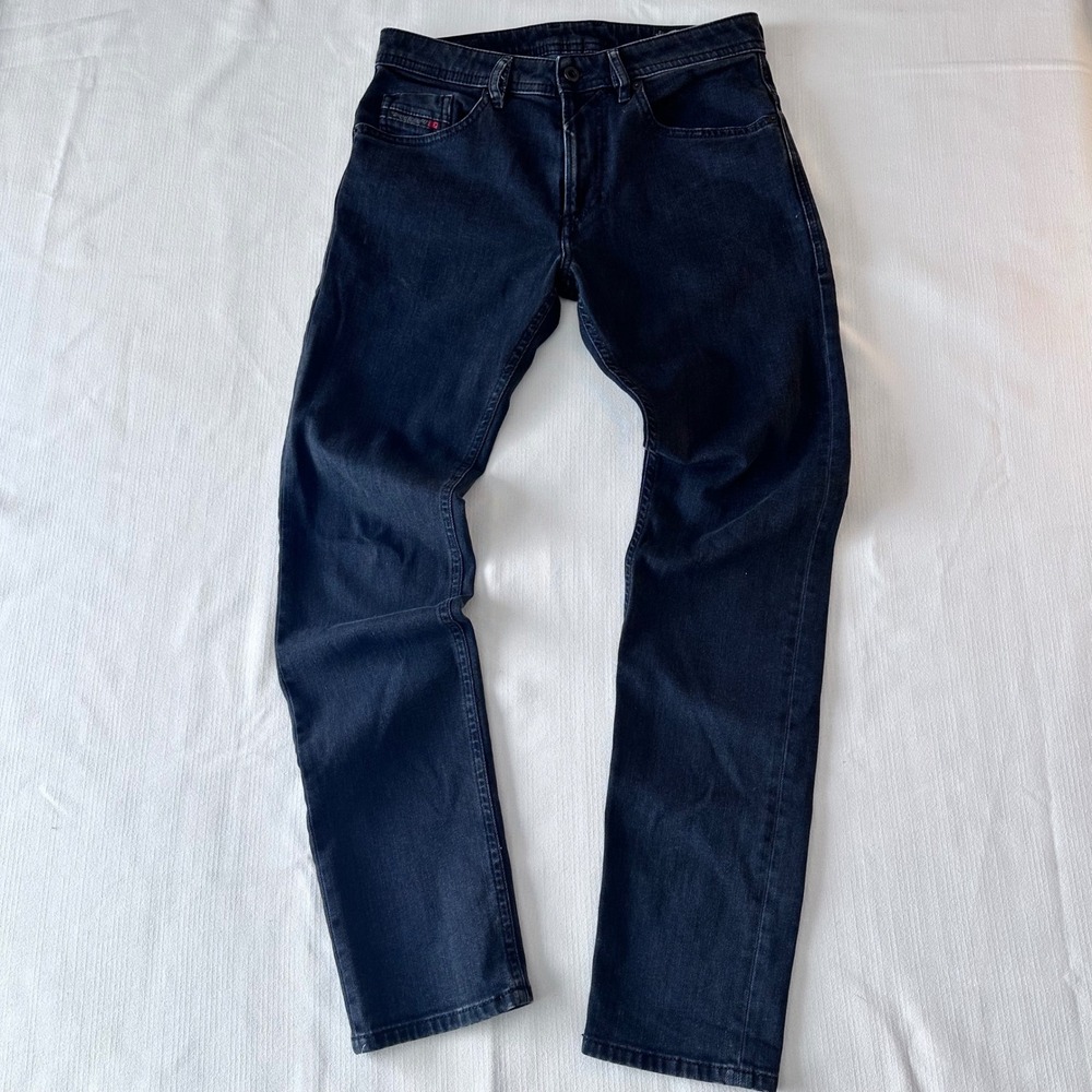 Diesel Thommer Slim Skinny Jeans Mens W32 L32 Dark‎ Wash Stretch Denim